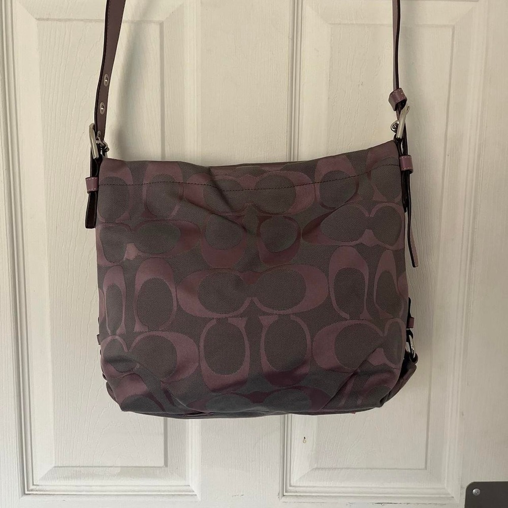 Y2K 2000s Coach Signature C Monogram Tote shoulder bag / Handbag - Picture 3 of 6
